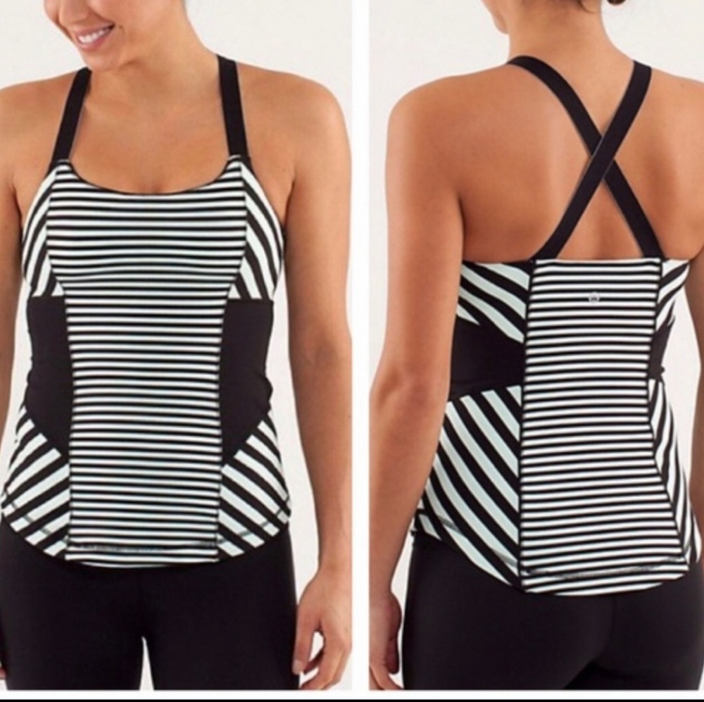 Lululemon Work it Out Tank Top built-in bra